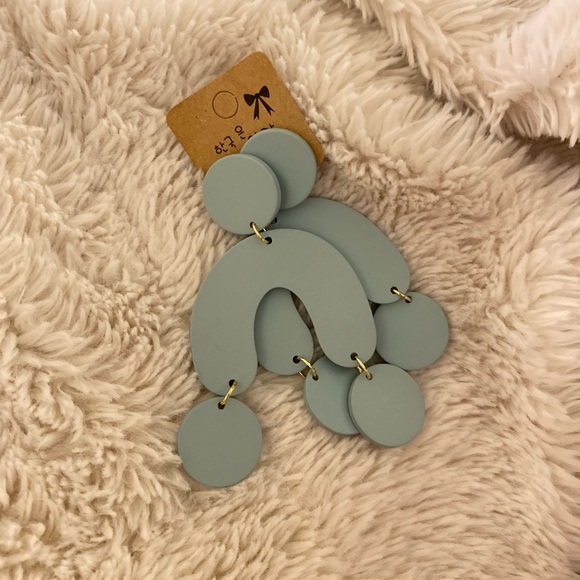 ‼️ Geometric Polymer Clay Earrings - Picture 1 of 1